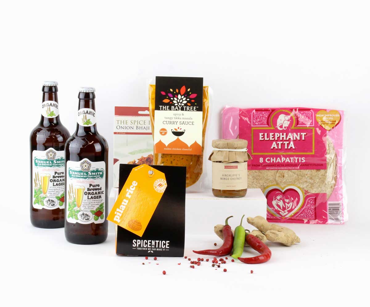 Hinchliffe's Curry & Beer Lover's Hamper